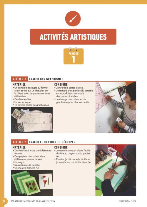 Présentation de mon ouvrage 250 ateliers en GS