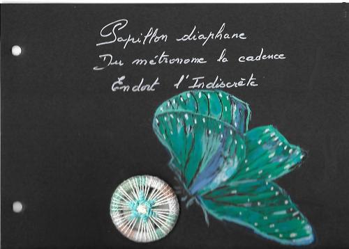 Bouton Dorset : Septembre en turquoise