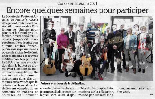 ANNONCES DU CONCOURS