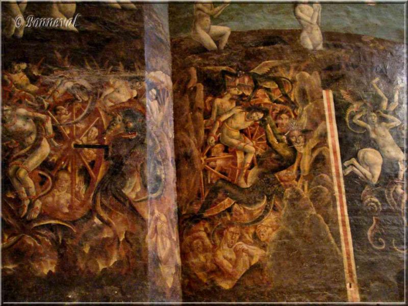 Cathédrale Sainte-Cécile d'Albi Jugement Dernier l'Enfer détail
