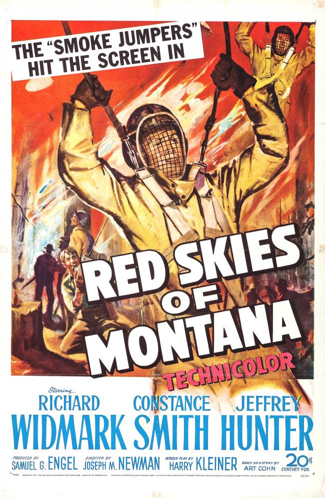 RED SKIES OF MONTANA BOX OFFICE USA 1952