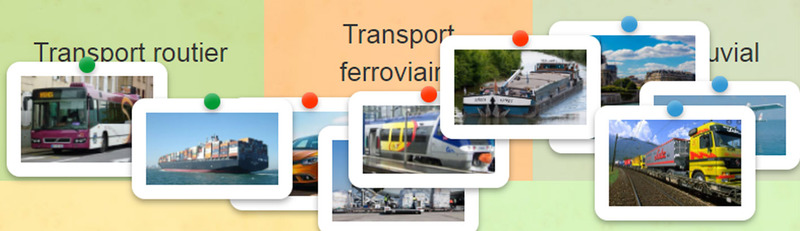 Transports: types de transports, lieux d'embarquement et de débarquement.