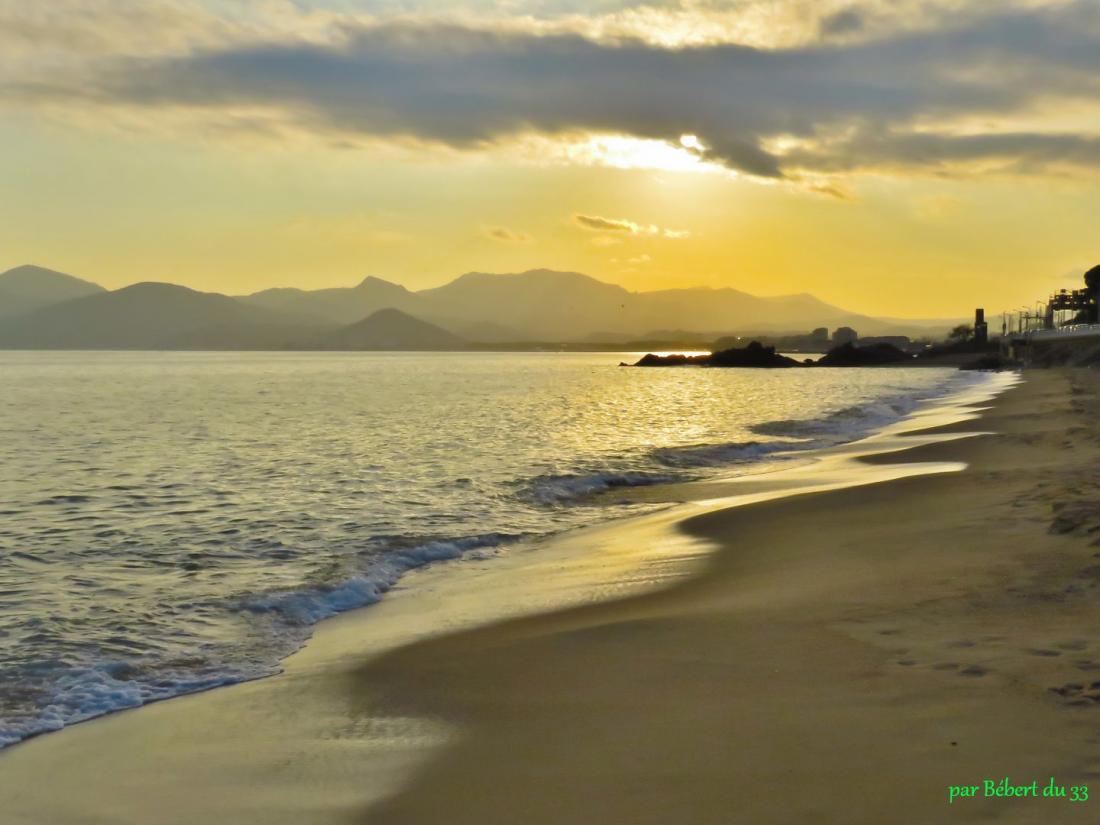 coucher de soleil ...