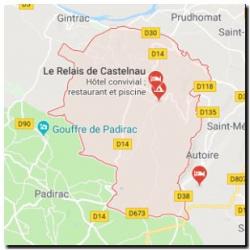 Situation locale de Loubressac