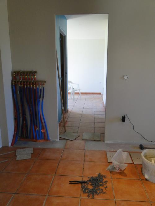 Avancé du carrelage
