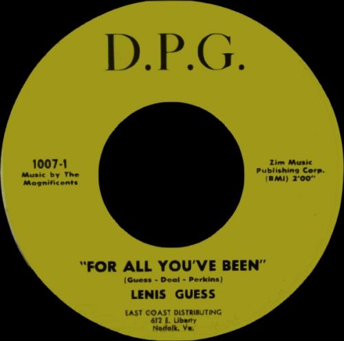 Lenis Guess : CD " The Story Of Lenis Guess " Tramp Records TRCD-9033 [ GE ]