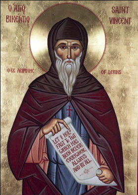 Saint Vincent de Lérins. Moine († 445)