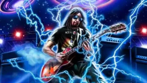 ACE FREHLEY - "Walkin' On The Moon" Clip