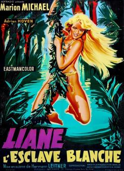 LIANE L'ESCLAVE BLANCHE BOX OFFICE FRANCE 1958 AFFICHE DE CONSTANTIN BELINSKY