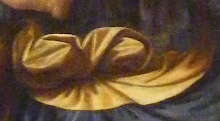 Madonna of the carnation - detail of lemniscate.jpg
