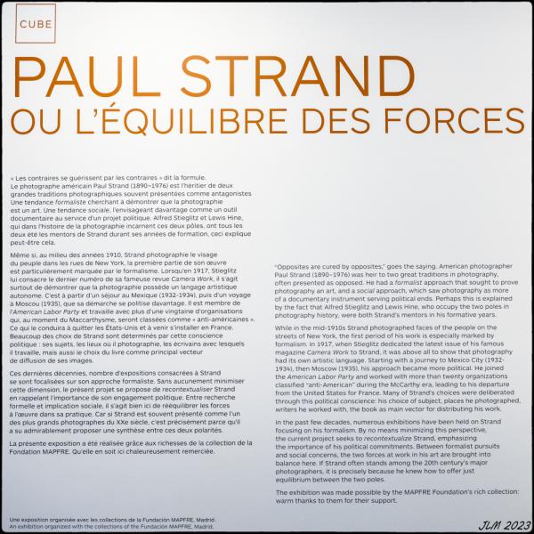 L'équilibre des forces - Paul Strand