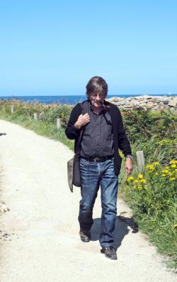 Michel Dugué à Pors Hir, 2019.