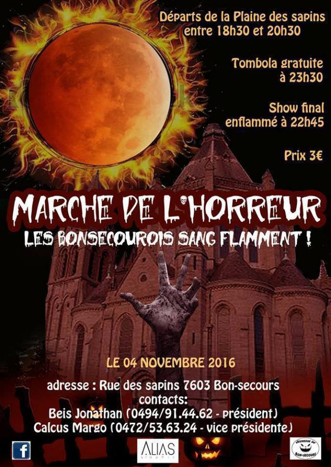 Marche de l’Horreur, à Bon-Secours (B)