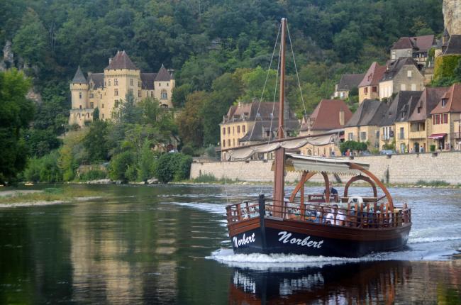 Vacances périgourdines : promenade en gabarre sur la Dordogne