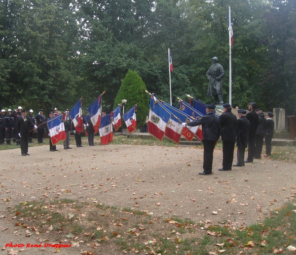 René Drappier a assisté aux cérémonies en hommage à la Libération de notre territoire : à Villotte, Maisey et Châtillon sur Seine
