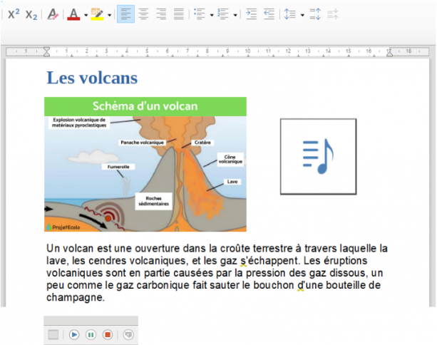 Comment insérer des fichiers audio dans un traitement de texte