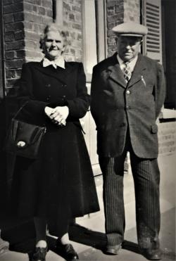 Souvenirs de Dominique Mette - Angèle Dit Gayot Mette et son époux Eugène
