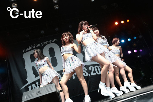 Retour sur la prestation des ℃-ute au "ROCK IN JAPAN"
