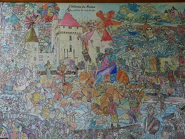 1 - Chateau du Rivau -Fresque exterieure de Claude-copie-1