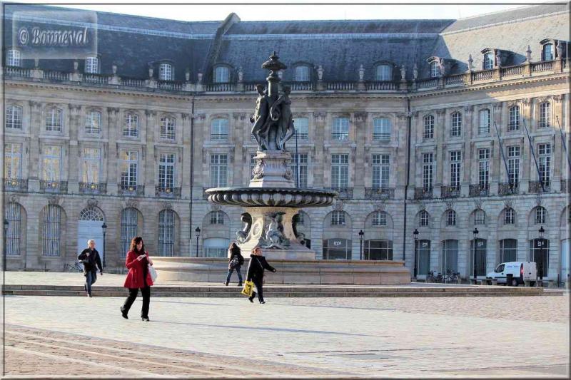 Bordeaux Place de la Bourse Fontaine des Trois Grâces