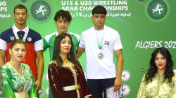 Championnat Arabe en U20 Lutte Libre en (70 Kgs) Benhamadi Abderahmane MCA 1er
