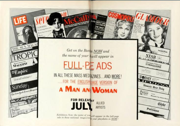 BOX OFFICE USA DU 28 JANVIER 1969 AU 3 FEVRIER 1969