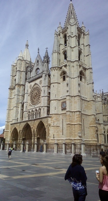 la cathédrale de Leon
