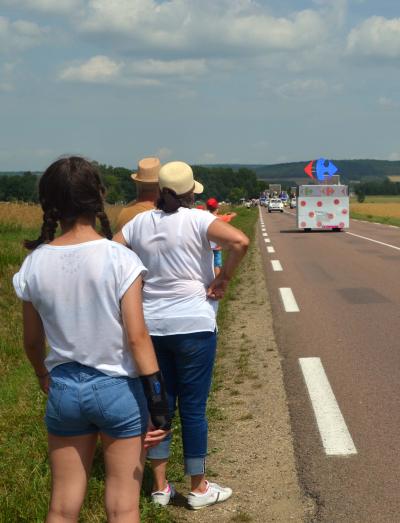 Le passage du Tour de France à Courcelles