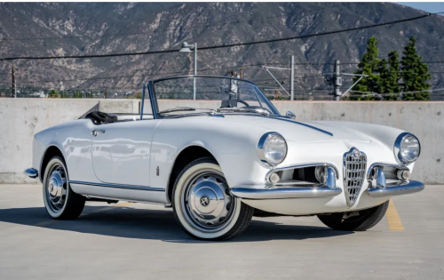 alfa romeo spider project 1957 