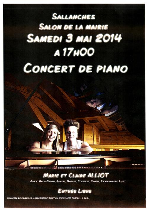 Concert de Piano au profit de l'orphelinat de Pagala