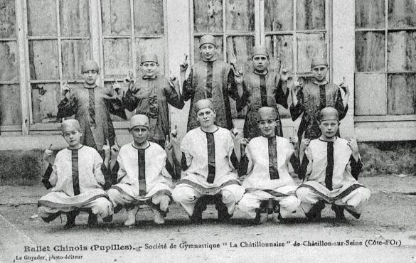 Quelques cartes postales anciennes de la Châtillonnaise Gymnastique