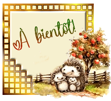A BIENTÔT à plus tard blinkie hiver, automne et pluie