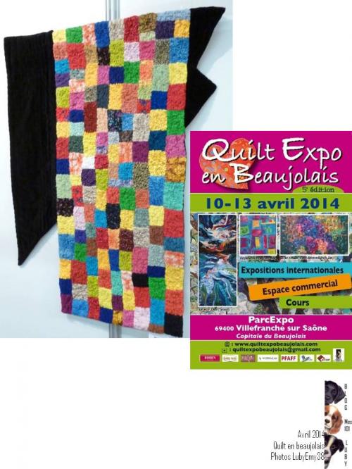Quilt en Beaujolais 2014 ==> "floral" / "géométrie" 