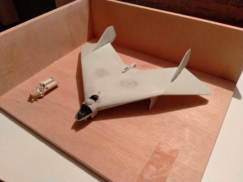 Un décor pour maquettes d'avions au 1/72