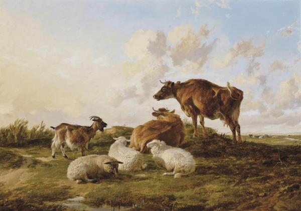Peinture de :Thomas Sidney Cooper 