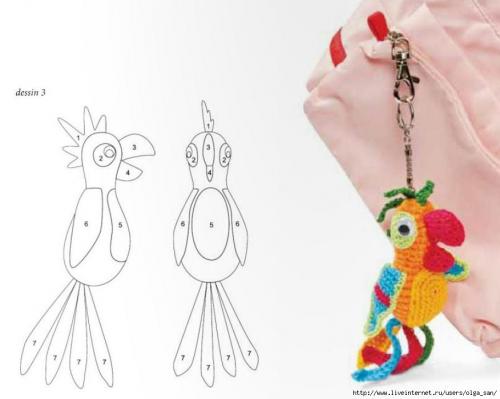 Un petit oiseau coloré