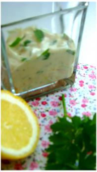 VINAIGRETTE AU YAOURT ET PERSIL