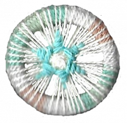 Bouton Dorset : Septembre en turquoise