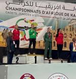 OUDIRA Septembre 2024  Chaima Championne d'Afrique U21 à Tunis