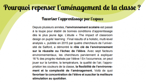 Les plantes en classe 