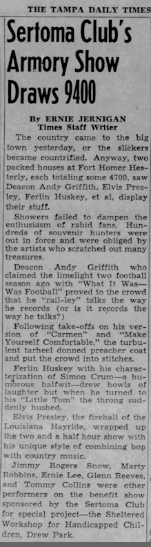 ELVIS 31 juillet 1955 