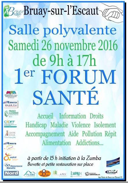 Forum santé, à Bray-sur-l'Escaut