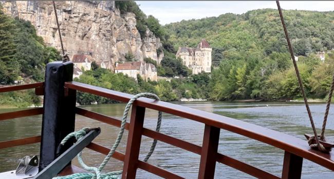Vacances périgourdines : promenade en gabarre sur la Dordogne