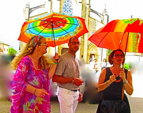 Le mariage des parapluies... 