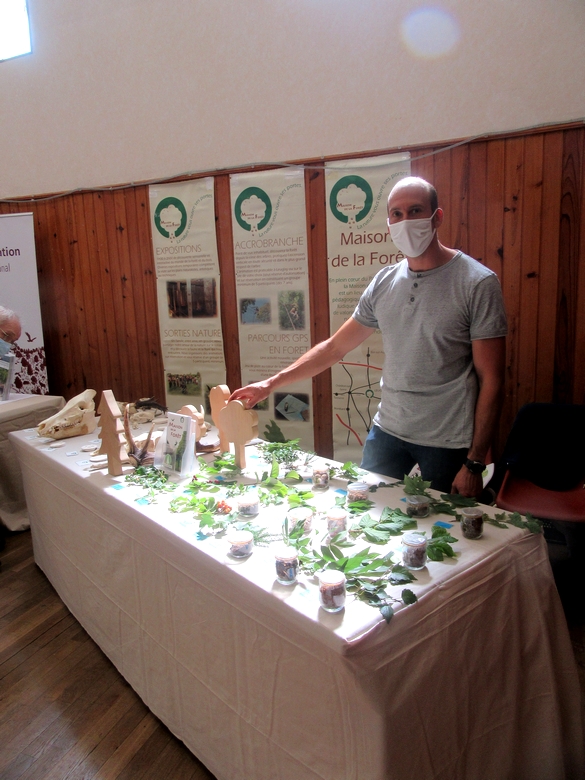 Une belle exposition sur "le bois dans tous ses états" à Aignay le Duc, a eu beaucoup de succès ...
