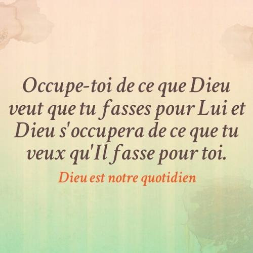 La pensée du jour :