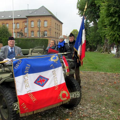 * Jean Gilbert ancien du 1er RA parrain de la promotion 2015/2016 du CFIM de DIEUZE