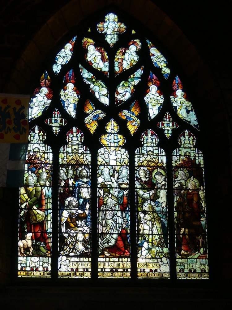 La Cathédrale Saint-Gilles à Edimbourg : les vitraux...