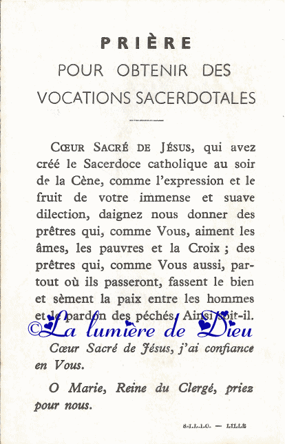 Lettre de son éminence le Cardinal Liénart