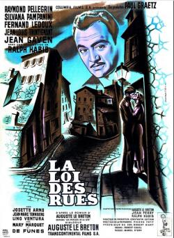 LA LOI DES RUES BOX OFFICE FRANCE 1956 affiche de jean mascii